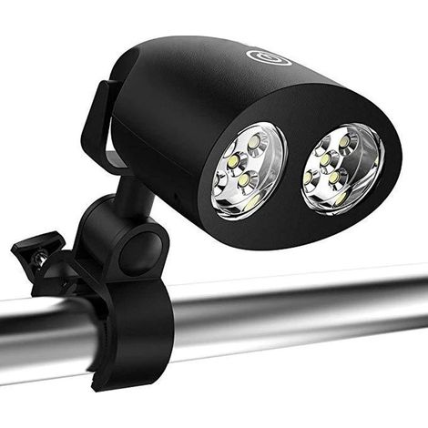 Barbecue Grill Lumière Lumière, LED Lampe Rotation à 360 Degrés Barbecue Grill Light pour Barbecue en Plein Air, Dîner, Camping, Pêche, Lumières de Vélo, Aventure, Tente (1/5)