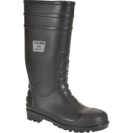 Stivali di sicurezza Wellington S5 Colore: Nero Taglia 48 - Portwest