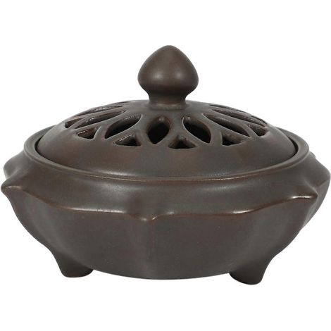 Brûleur d'encens anti-moustiques en céramique, décoration classique pour salon. (1/5)