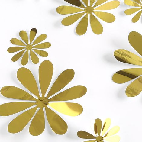 12 stickers muraux à motif tournesol 3D pour Noël et les mariages (1) (1/5)