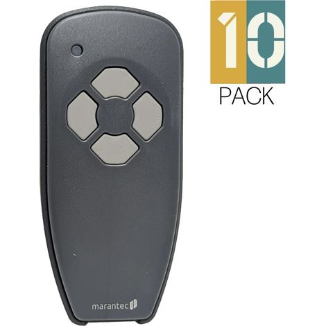 DIGITAL D384-433 MHz Télécommande 4 boutons MARANTEC Pack de 10 (1/2)