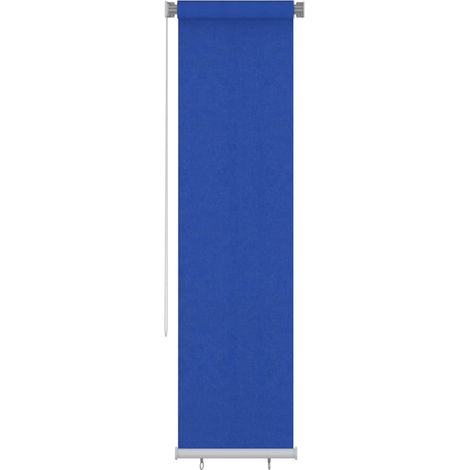 Store roulant d'extérieur brise-vue en HDPE bleu 65 x 230 cm protection UV et chaleur - PANGIVO (1/5)