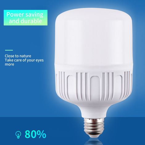 220V LED-Energiesparlampe E27, 180° Abstrahlwinkel, Haushaltslampe für den Innenbereich, 30W (1/3)