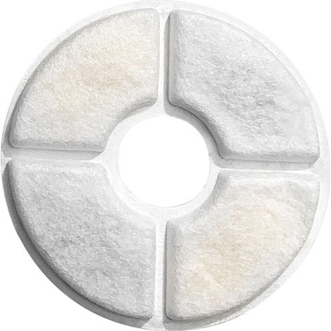 filtre pour fontaine à eau pour chat, filtre de rechange en résine de charbon actif, distributeur d'eau rond pour animaux de compagnie (1/5)