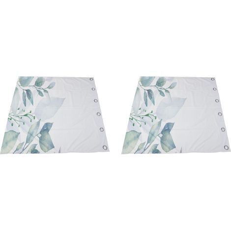 Rideaux imprimés botaniques style scandinave, rideaux occultants et pare-soleil pour balcon ou fenêtre (1/5)