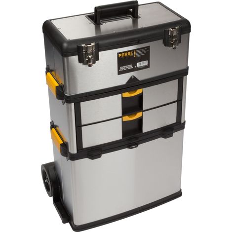 Werkzeugtrolley, rostfreier Stahl, Belastbarkeit 36 kg, Höhe 83 cm (1/5)