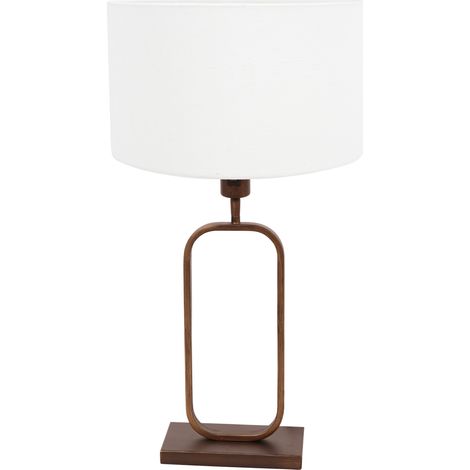 Steinhauer - tischlampe - Stang - bronze - leinen metall -