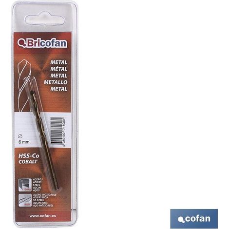 Bl 2 Pz Punta Trapano Hssco DIN338 Bricofan 3 mm