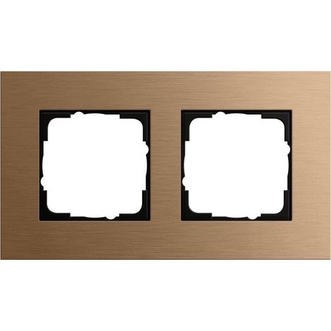 GIRA ESPRIT BRONZE 021238 LOT DE 2 CADRES DE FINITION