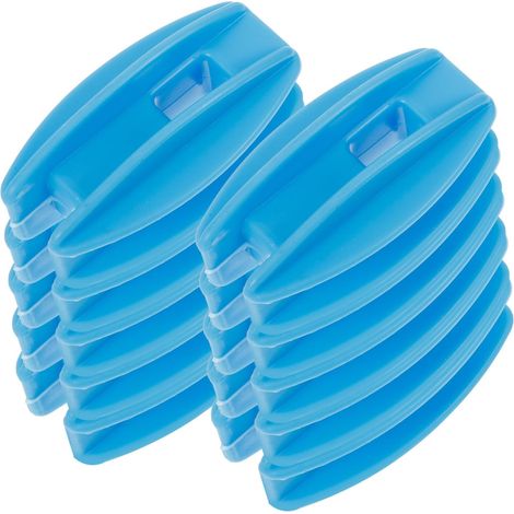 Isolateurs de Clôture Électrique Bleu 10 Pièces Soi-même en Plastique  Prévention des Courts-circuits, Structure Solide, Peu Déformable, Peu Cassable, pour Fil de Clôture et Ferme (1/5)