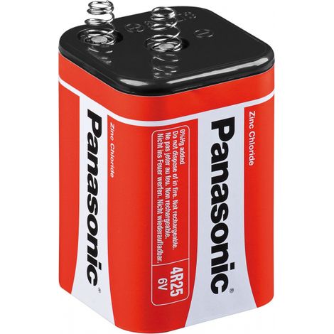 Varta 4R25 9Ah 6V Panasonic Special Power, Zinc-Carbone, Prismatique, 6 V, 1 pièce(s), 6V, 9000 mAh (1/4)