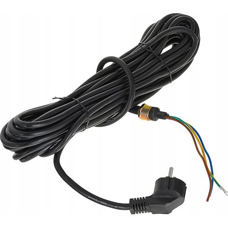 Cable de alimentación Geko de 9,5 m, tipo H07RN-F, para bomba sumergible.