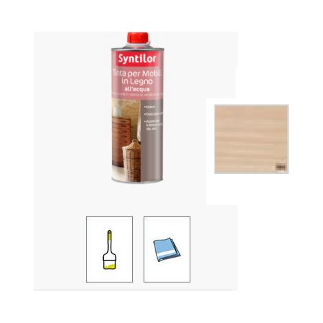 SYNTILOR - TINTA PER MOBILI IN LEGNO ALL'ACQUA 0,250 LT BIANCO