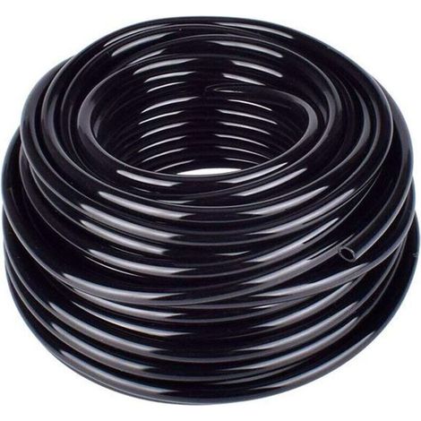 Conduites d'eau d'arrosage automatique 4mm/7mm Irrigation Système Micro Tuyau pour Fleurs, Plantes, Bonsaï, Jardin et Terrasse, 20m (1/4)