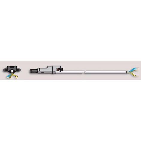 Câble VVF blanc 2,5m opérateur RTS et IO SOMFY (1/2)