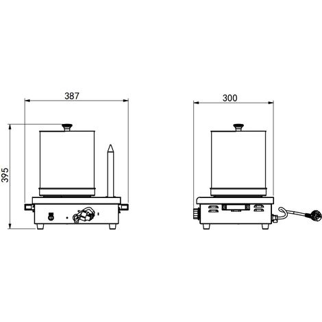 Machine à hot dog avec 2 plots - Combisteel (1/2)