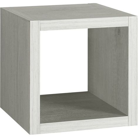 PENSILE A GIORNO SOSPESO MOD. UNIKA Misura: cm 20x22,5xH.20 Olmo Bianco (1/2)