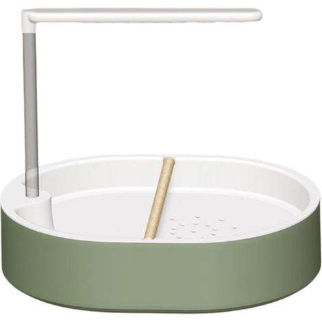 Baignoire automatique avec système de douche circulante, fontaine pour oiseaux gris africain, calopsitte, conure, perruche, inséparable (1/5)