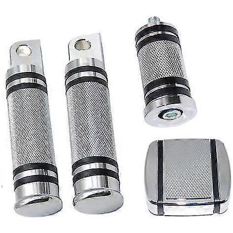 Motorrad-Bremspedalabdeckungen, Fußrasten, Schalthebelrasten für Harley Sportster 883, Dyna, Softail, Breakout, Custom Street, XG750 – Fußrasten-Set B (1/5)