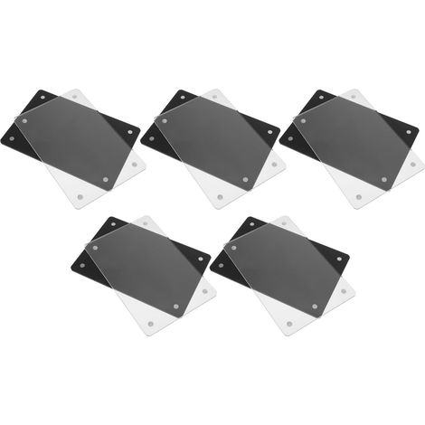 Cadre Photo Magnétique Acrylique Transparent 10×15 Cm, Lot de 5 Porte-prix Double Face, Affichage Magnétique pour Étiquettes, Support Rigide pour Magasin et Bureau (1/5)