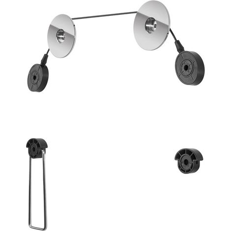 Support mural TV EasyMount universel 37-70 pouces – Charge max 50 kg – Système de câble flexible – Installation discrète – Goobay (1/5)