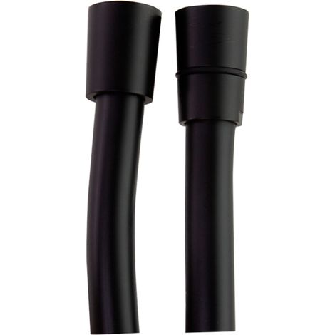 Ramon Soler - Flexo para Grifo de Ducha PVC Color Negro Mate 1,75m G1/2"-G1/2" Antitwist System