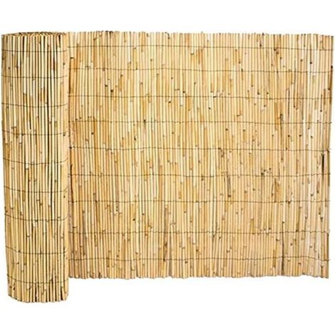 Canisse en bambou, clôture de jardin, couverture de protection - Longueur 500 x Profondeur 100 cm -JUANIO-