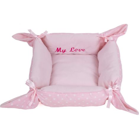 Panier pour Chien Rose Taille M