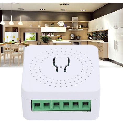 Interrupteur Intelligent Connecté WiFi/Bluetooth 16A avec Timer et Contôle Vocal App pour Maison - Compatible Tuya AC100-240V (1/5)