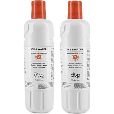 Lot de 2 filtres (EDR2RXD1) Réfrigérateur, filtre à eau du réfrigérateur (1/5)