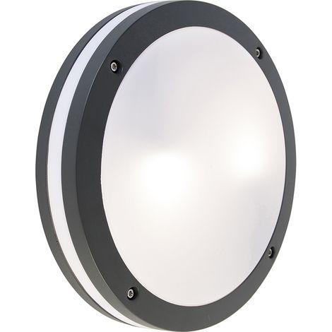 Smart Wall and Ceiling Light Dark Grey Incl. Wifi A60 - Glow (1/4)