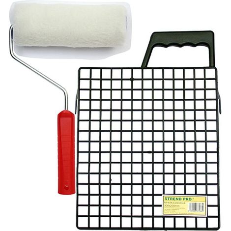 Malerset SAMBER, Gitter, Walze und Halter 180 mm