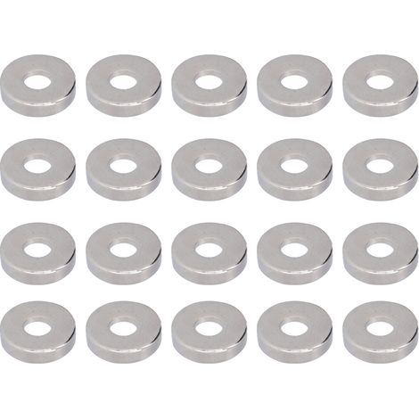 Aimants ronds pour DIY - 20 pcs, 12x3 mm, puissants Néodyme, adhésifs, pour électronique et projets (1/5)