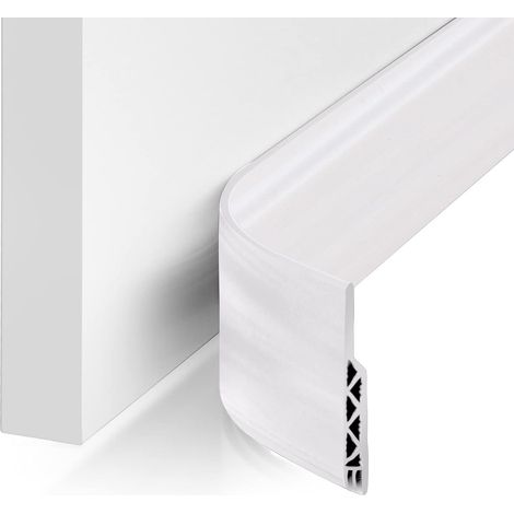 Premium Türdichtung selbstklebend- Türdichtung Zugluftstopper für Türen(Energie sparen - Schnell & einfach angebracht) Ideal auch als Schallschutz, Kälteschutz (1/5)