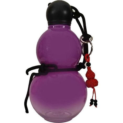 Wasserflasche im Kürbis-Design, 800 ml, isoliert, chinesisches Retro-Design, tragbar, Sport-Wasserflasche für Männer und Frauen