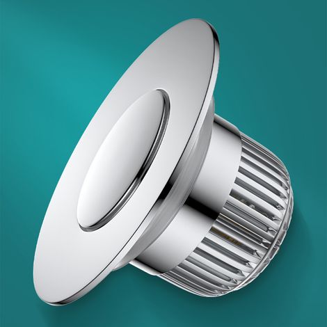 Deux nouveaux joints d'étanchéité en acier inoxydable pour évier, avec filtres anti-odeurs escamotables, adaptés aux éviers et lavabos de cuisine, et pouvant être utilisés comme bouchons de vidange un (1/5)
