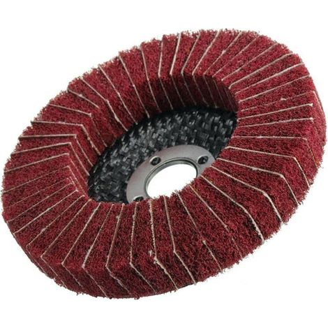 10 cm Schleiffaser-Polierscheibe  1 Stück  Ideal zum Feinpolieren und Glätten
