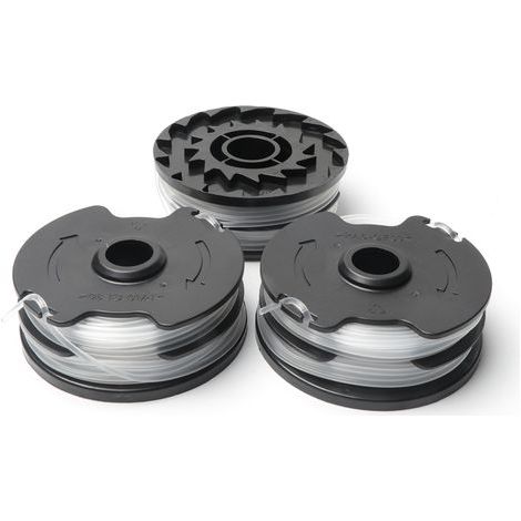 4pcs replacement trimmer line spools, replacement nylon line for LIDL Parkside grass trimmers, PRTA 20-Li A1, B2, C3, PRT 550 A1, A3, PRT 300 A1 trimmers - 2 x 4m 1.6mm (1/5)
