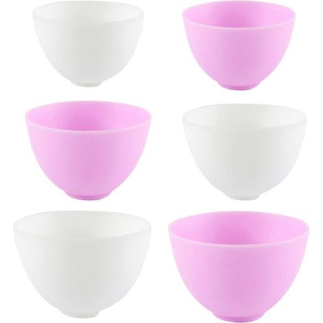 6er-Pack DIY-Silikonmaskenschalen