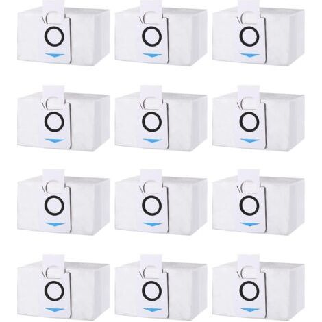 Accessori per aspirapolvere Ecovacs, 12 sacchi da 3,2 l compatibili con X1 Omni / T20 Omni, sostituzione filtro alta capacità (1/5)