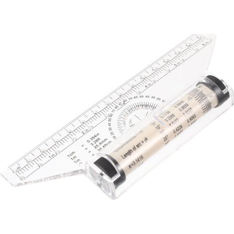 Règle parallèle à roulettes en plastique de 15 cm pour les (1/5)