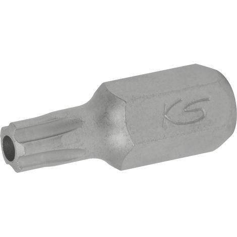 KS Tools - Embout de vissage 5 pans percé, L.30 mm - 10 mm - TS40 - 911.3121