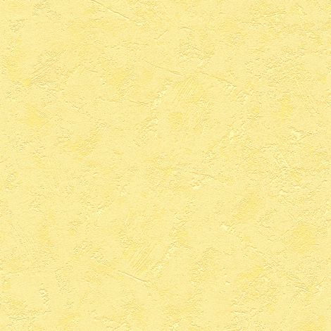 Papier peint crépi en jaune clair Papier peint intissé uni aspect crépi pour couloir et chambre d’enfant (1/3)