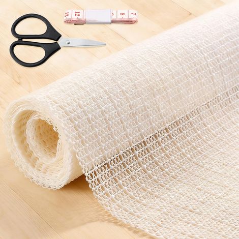 150 X 200 cm Tapis Antidérapant Polyvalent avec des Ciseaux et Un Mètre Ruban, sous Tapis Anti Derapant Interieur Glisse Anti Derapant pour Tapis, Tiroirs, Étagères, Plateau, Surfaces Dures (1/5)