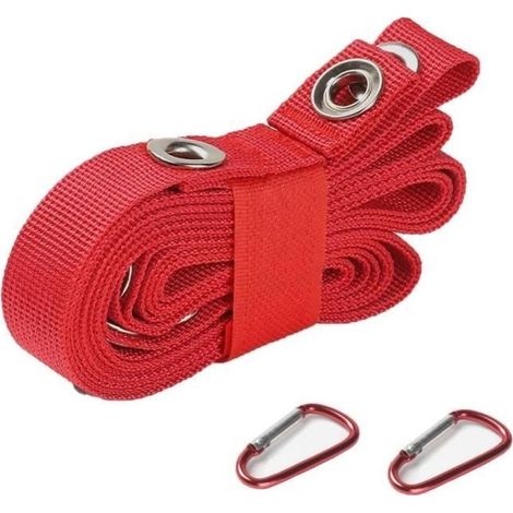 Tente extérieure canopée chaîne de lanière campsite bretelle camping corde caming accessoires rouge (1/4)