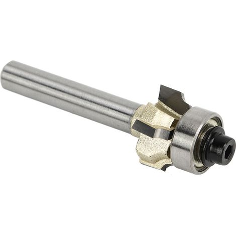 4-schneidiger Hartmetall-Profilfräser mit 1/4-Zoll-Schaft, Oberfräse zum Abrunden von MDF-Kanten, professionelles Kantenbearbeitungswerkzeug (1/5)