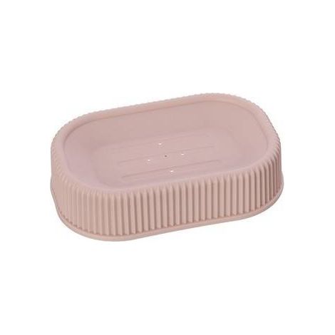 Porta saponetta serie Colorado in plastica color bianco rosa