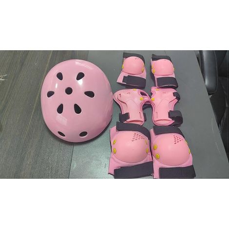 TOMSHOO Kinder- und Erwachsenen-Schutzausrüstung Komplettset Verstellbarer Skateboardhelm mit Knie- und Ellbogenschonern