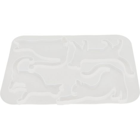 Moules en résine pour broche chat, à faire soi-même, mignons, réutilisables, en silicone, faciles à démouler, pour bougies, savons et chocolats. Moule à bougies, savons et chocolats. (1/5)