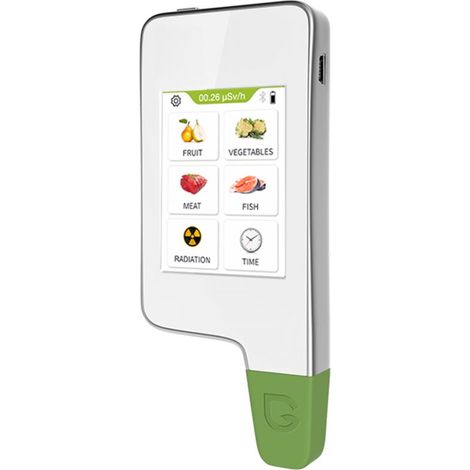 Testeur de nitrates Greentest-ECO4F pour la cuisine : détecteur de radiations amélioré avec écran capacitif, fonction Bluetooth et application mobile. (1/5)